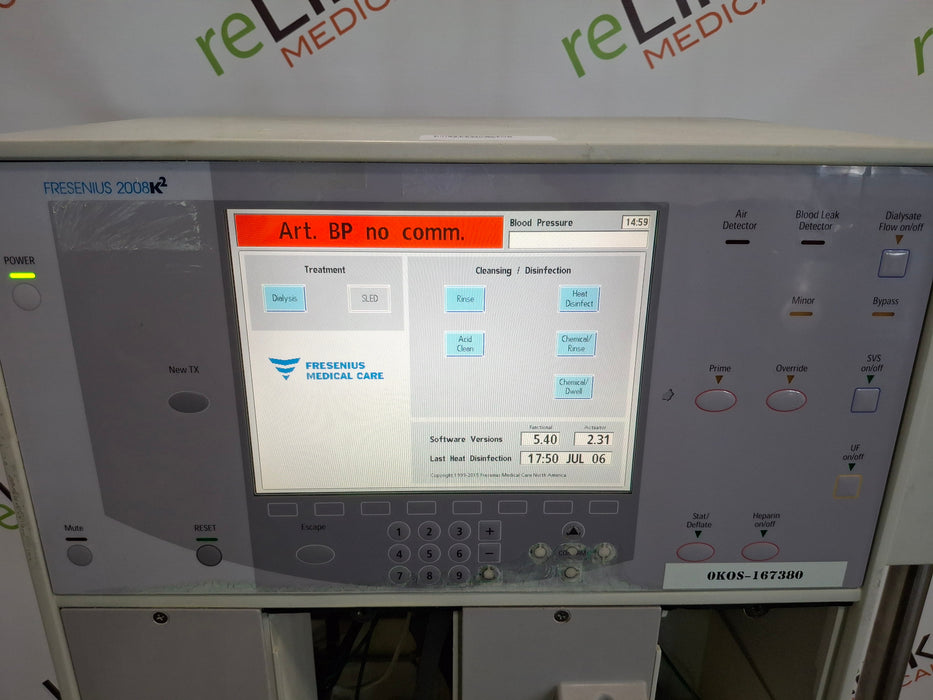 Fresenius 2008K2 Dialysis Machine