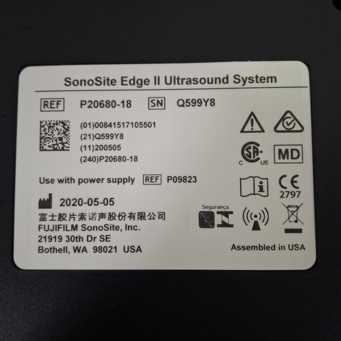 Fujifilm P20680-18 Sonosite Edge II Ultrasound