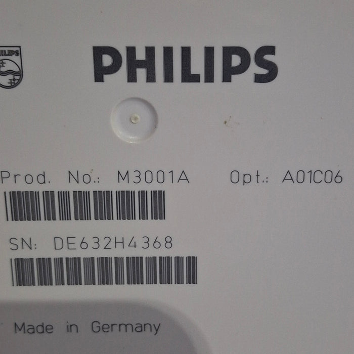 Philips M3001A-A01C06 Fast SpO2, NIBP, ECG, Temp, IBP MMS Module