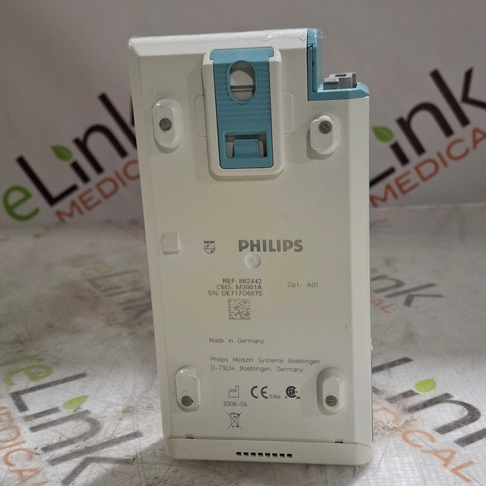 Philips M3001A-A01 Fast SpO2, NIBP, ECG MMS Module
