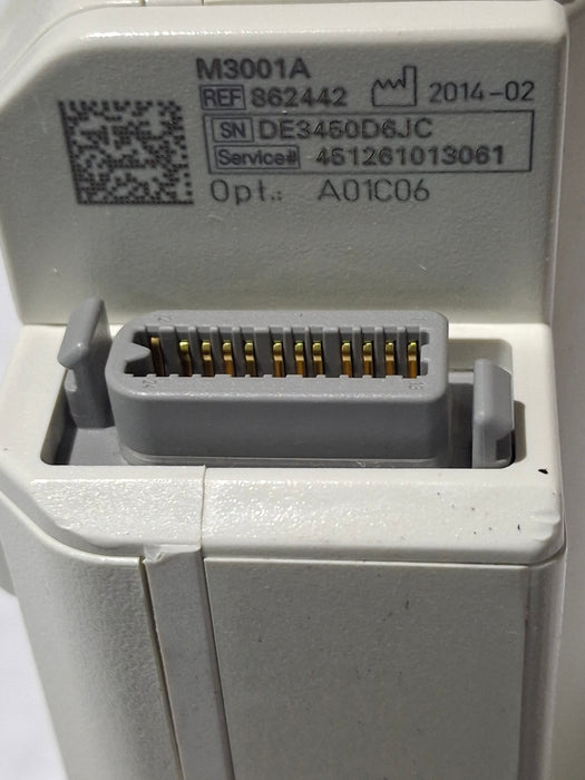 Philips M3001A-A01C06 Fast SpO2, NIBP, ECG, Temp, IBP MMS Module