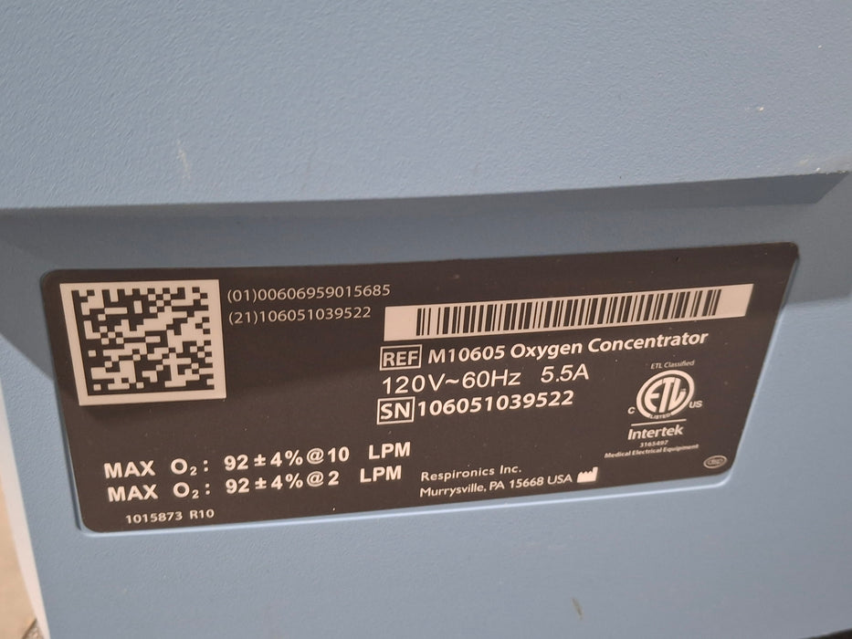 Respironics Millennium M10 Oxygen Concentrator