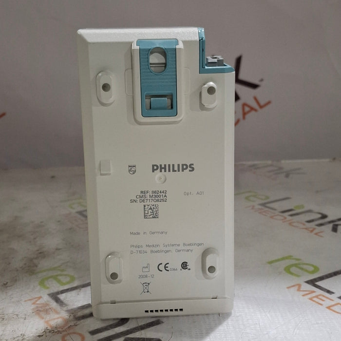 Philips M3001A-A01 Fast SpO2, NIBP, ECG MMS Module