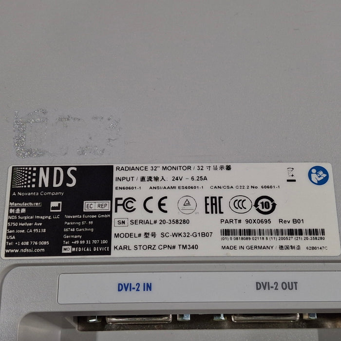 Karl Storz 32" 4K Surgical Display