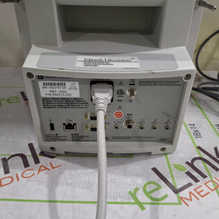 Edwards Lifesciences Vigilance II Patient Monitor