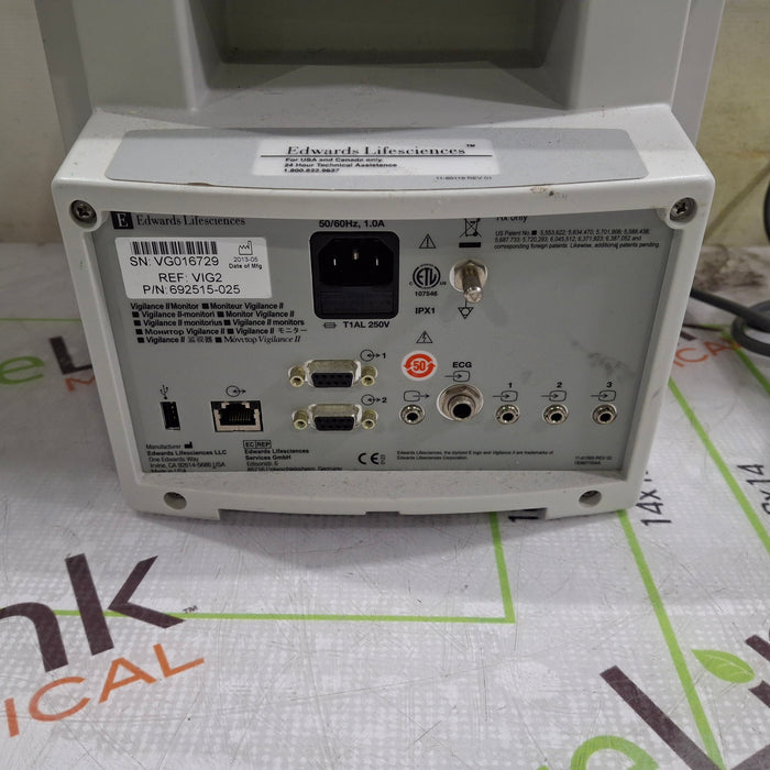 Edwards Lifesciences Vigilance II Patient Monitor