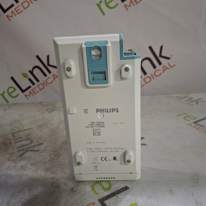 Philips M3001A-A01 Fast SpO2, NIBP, ECG MMS Module