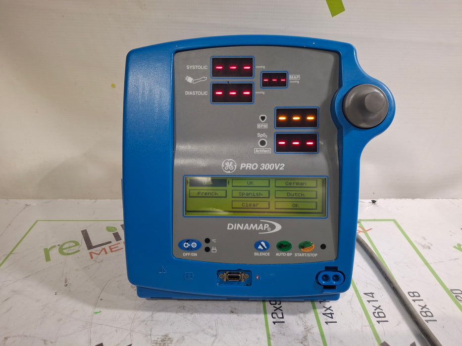 GE Healthcare Dinamap Pro 300V2 Vital Signs Monitor