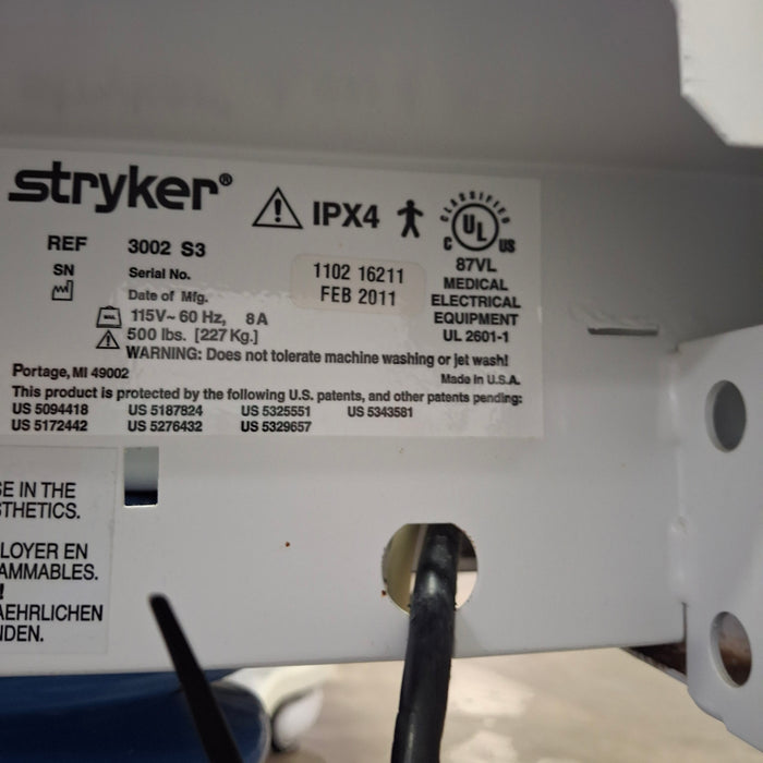 Stryker Secure III 3002 Hospital Bed