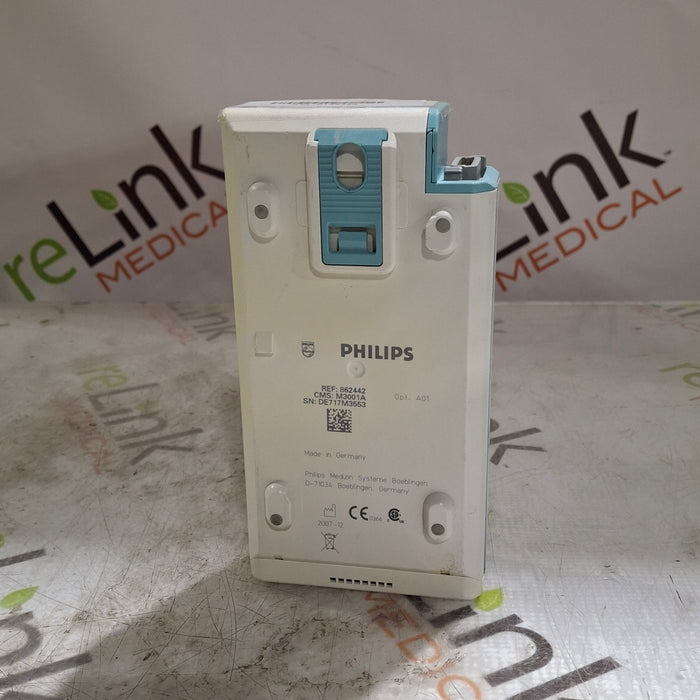 Philips M3001A-A01 Fast SpO2, NIBP, ECG MMS Module