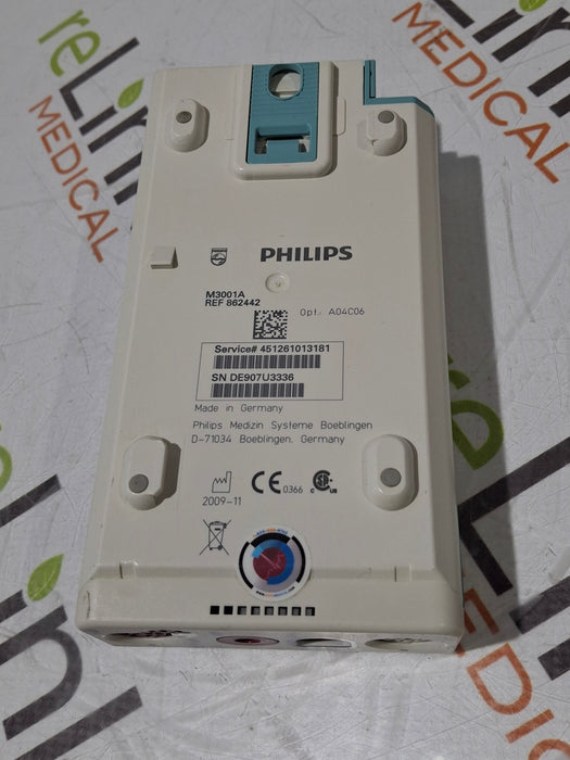 Philips M3001A-A04C06 OxiMax SpO2, NIBP, ECG, Temp, IBP MMS Module