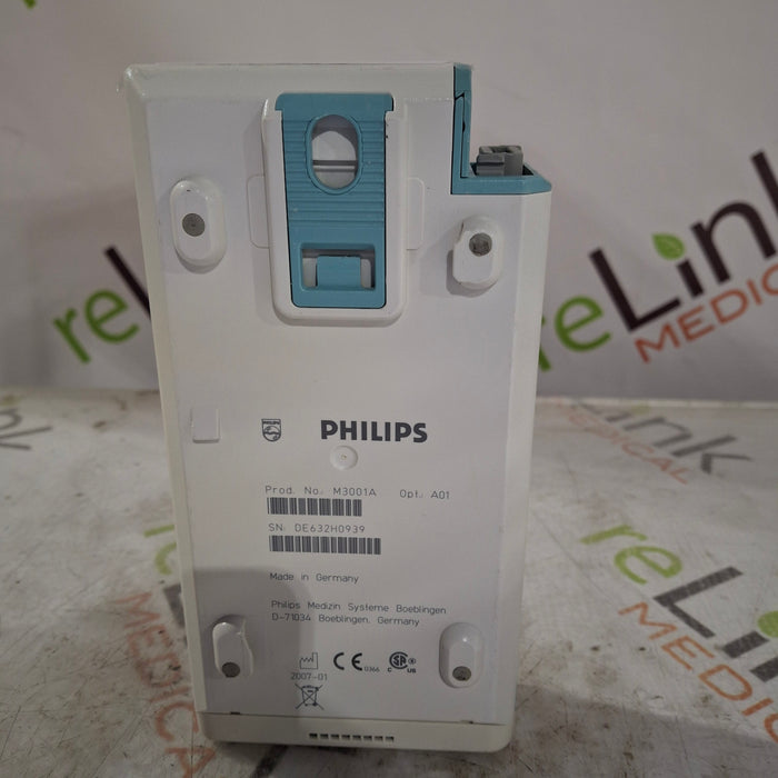 Philips M3001A-A01 Fast SpO2, NIBP, ECG MMS Module