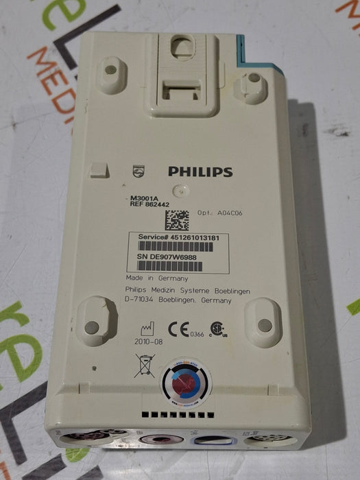 Philips M3001A-A04C06 OxiMax SpO2, NIBP, ECG, Temp, IBP MMS Module