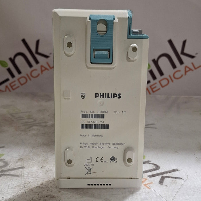 Philips M3001A-A01 Fast SpO2, NIBP, ECG MMS Module