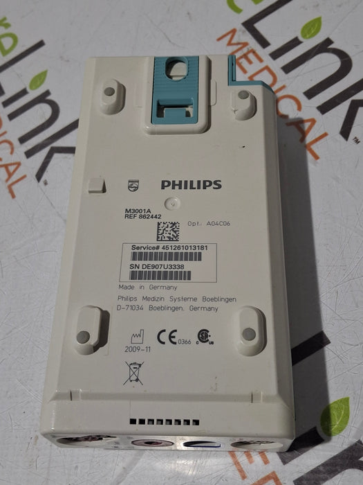 Philips M3001A-A04C06 OxiMax SpO2, NIBP, ECG, Temp, IBP MMS Module