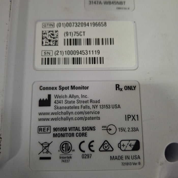 Welch Allyn Welch Allyn Connex Spot 75CT Vital Signs Monitor Patient Monitors reLink Online