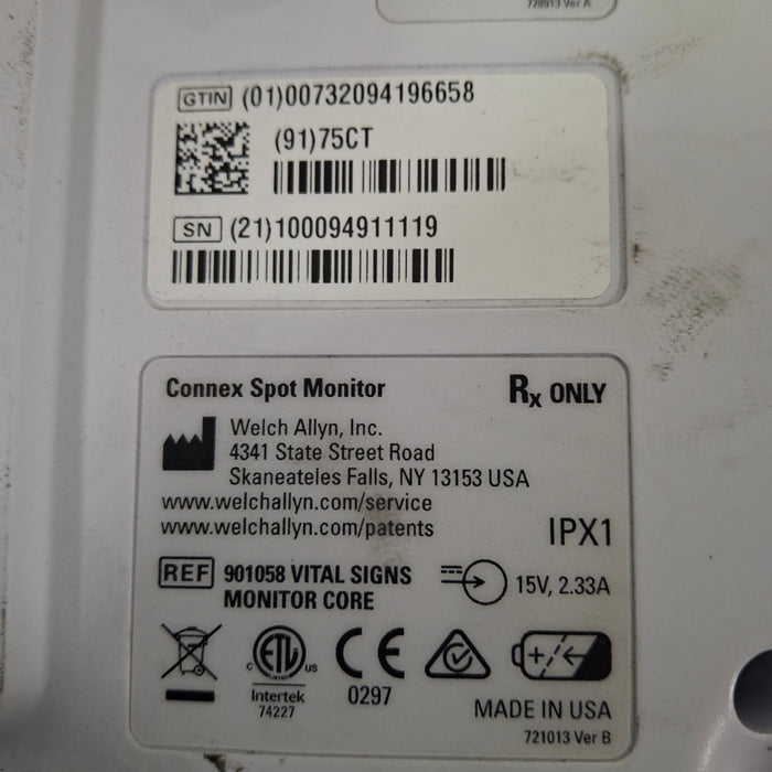 Welch Allyn Welch Allyn Connex Spot 75CT Vital Signs Monitor Patient Monitors reLink Online