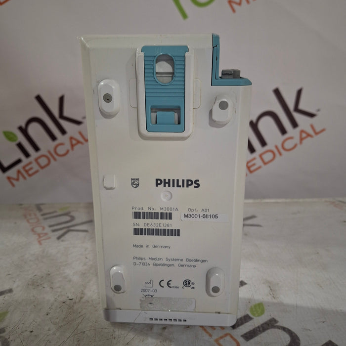 Philips M3001A-A01 Fast SpO2, NIBP, ECG MMS Module