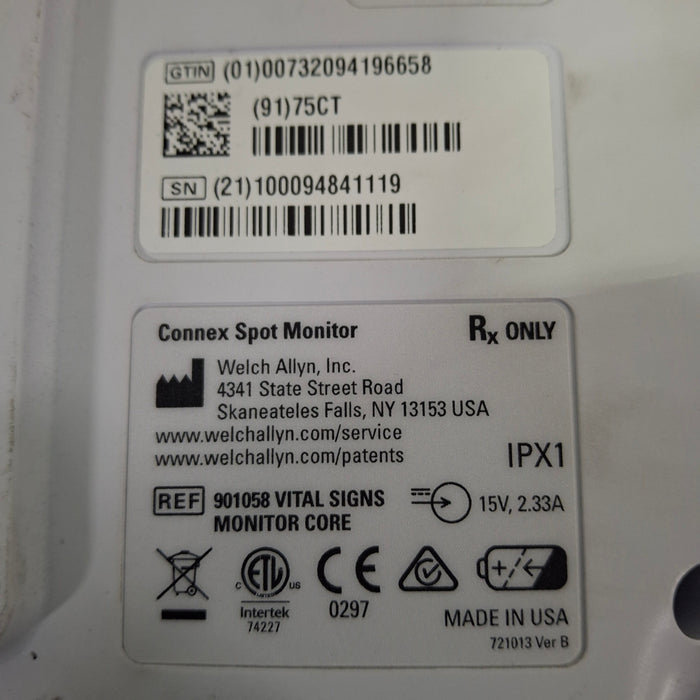 Welch Allyn Welch Allyn Connex Spot 75CT Vital Signs Monitor Patient Monitors reLink Online