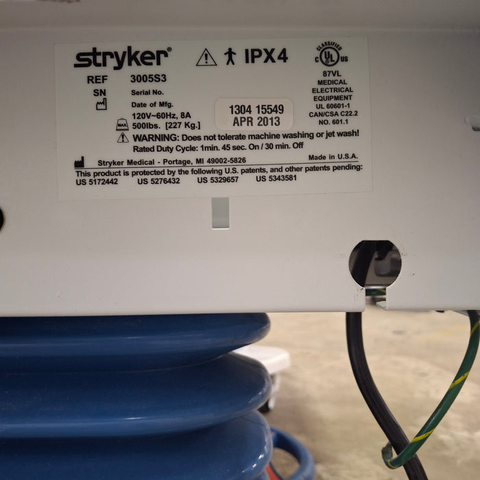 Stryker Secure III 3005 Hospital Bed