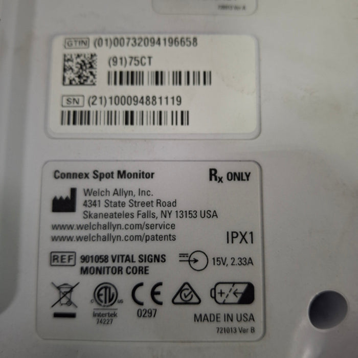 Welch Allyn Welch Allyn Connex Spot 75CT Vital Signs Monitor Patient Monitors reLink Online