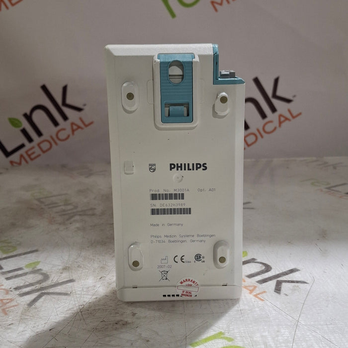 Philips M3001A-A01 Fast SpO2, NIBP, ECG MMS Module