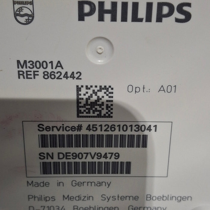 Philips M3001A-A01 Fast SpO2, NIBP, ECG MMS Module