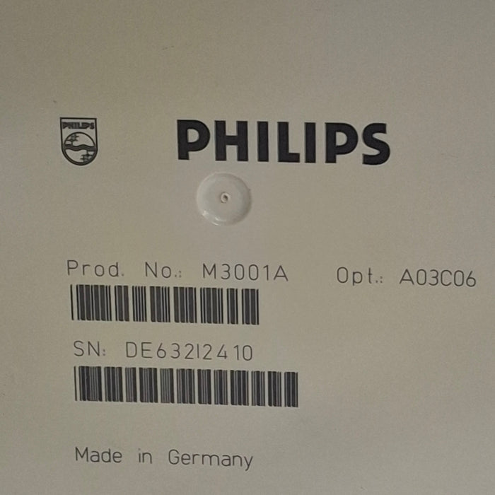 Philips M3001A-A03C06 Masimo SpO2, NIBP, ECG, Temp, IBP MMS Module