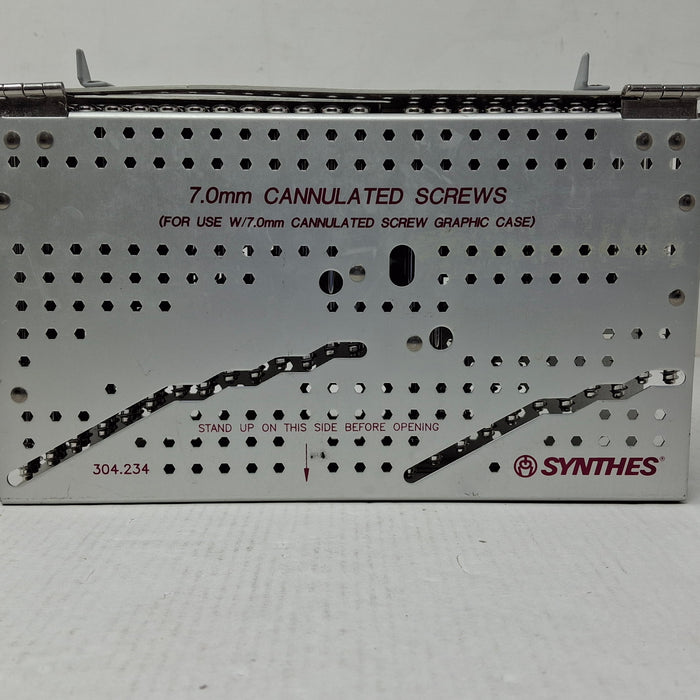 Synthes, Inc. Synthes, Inc. 304.234 7.0mm Cannulated Screw Rack Surgical Sets reLink Online
