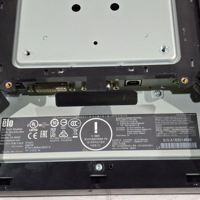 Elo Touch Solutions ET2201-L Touch screen monitor