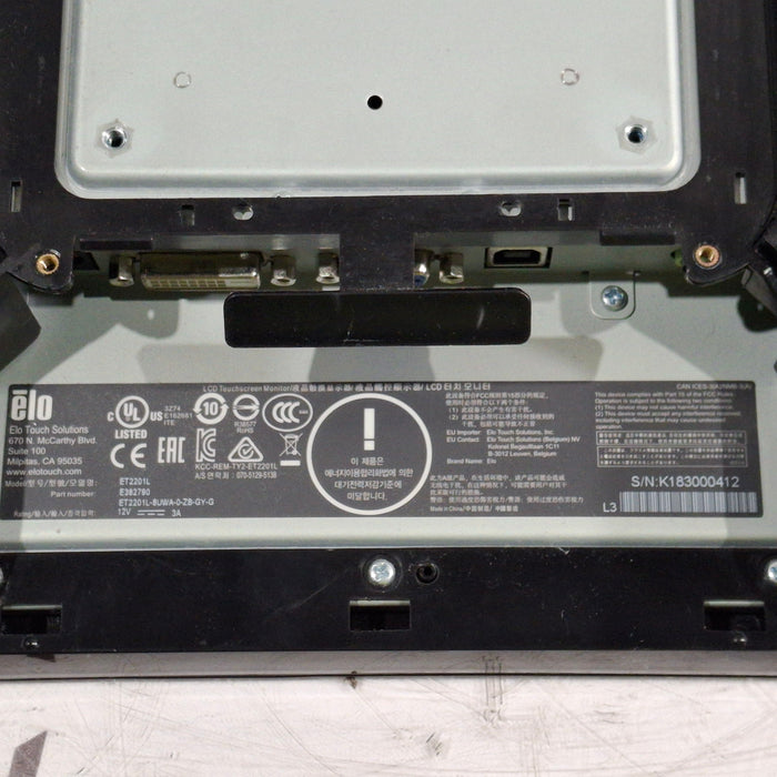 Elo Touch Solutions ET2201-L Touch screen monitor
