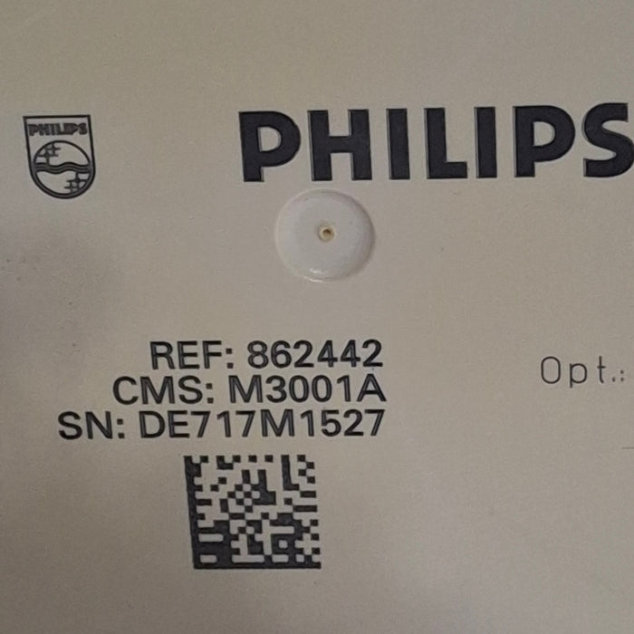 Philips M3001A-A03C18 Masimo SpO2, NIBP, 12 lead ECG, Temp, IBP MMS Module
