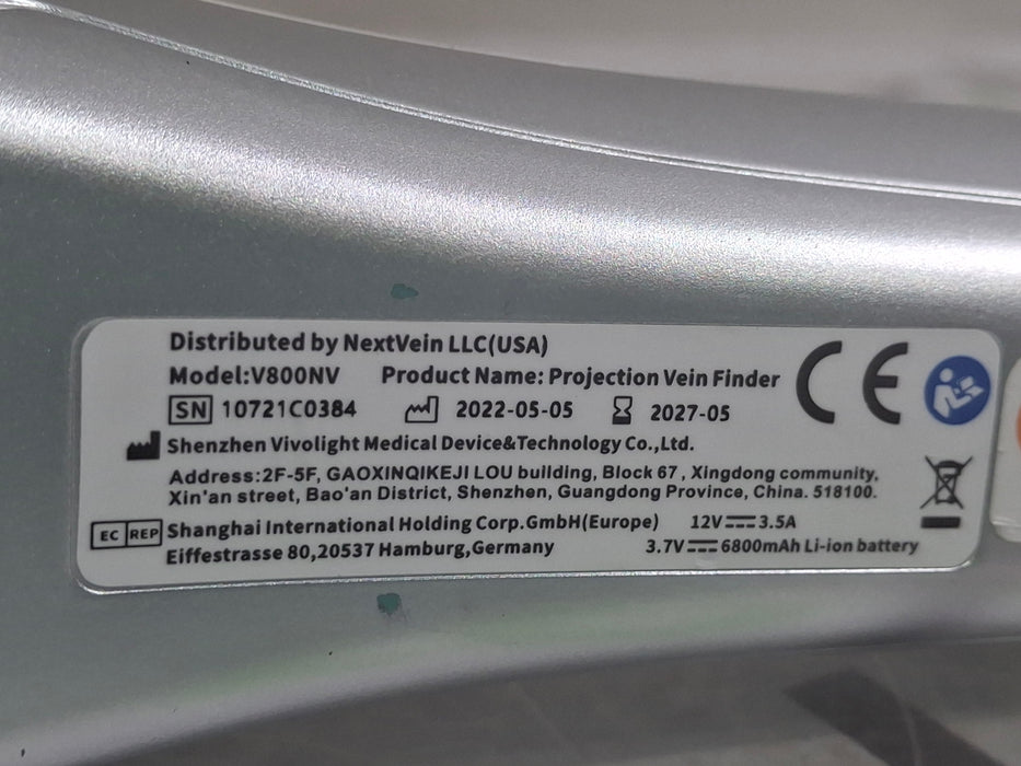 NextVein LLC V800NV Projection Vein Finder