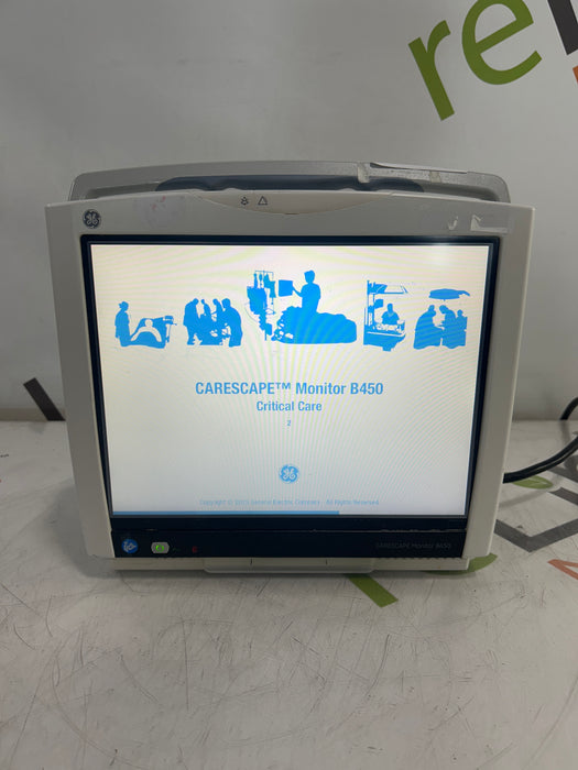 GE Healthcare Carescape B450 Critical Care Patient Monitor