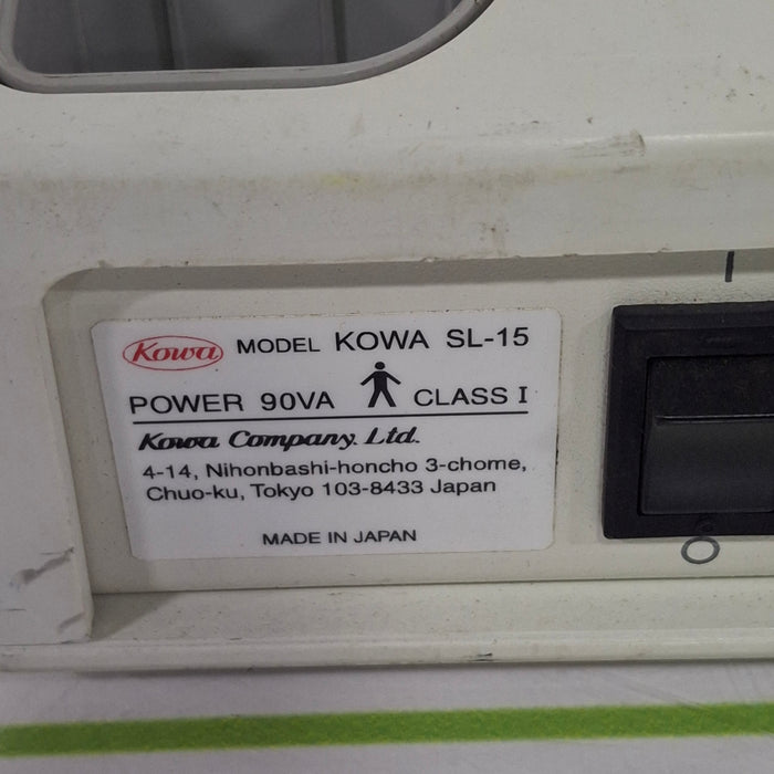 Kowa Optimed Inc. SL-15 Portable Slit Lamp