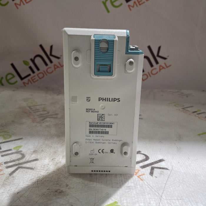 Philips M3001A-A01 Fast SpO2, NIBP, ECG MMS Module