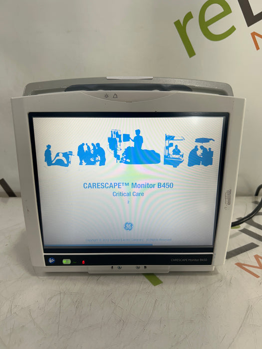 GE Healthcare Carescape B450 Critical Care Patient Monitor