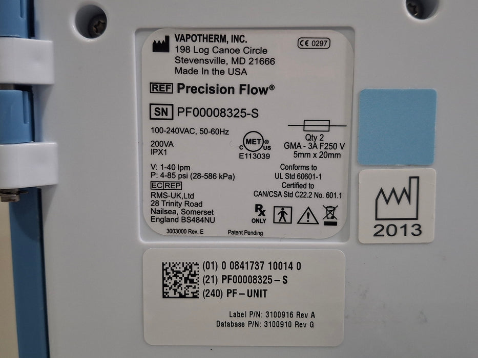 Vapotherm Precision Flow Meter Humidifier