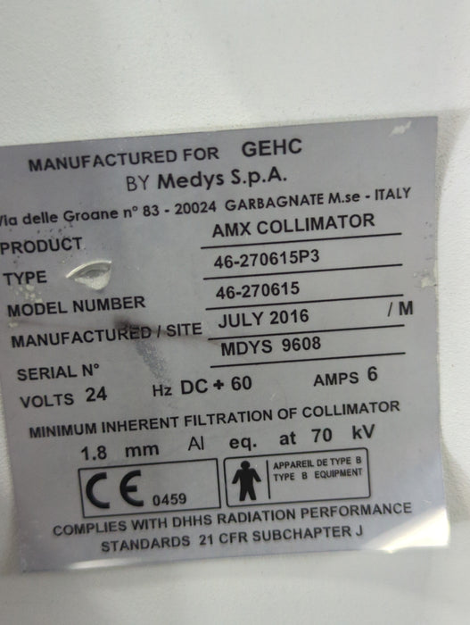 GE Healthcare AMX 4 Plus Portable X-Ray Unit