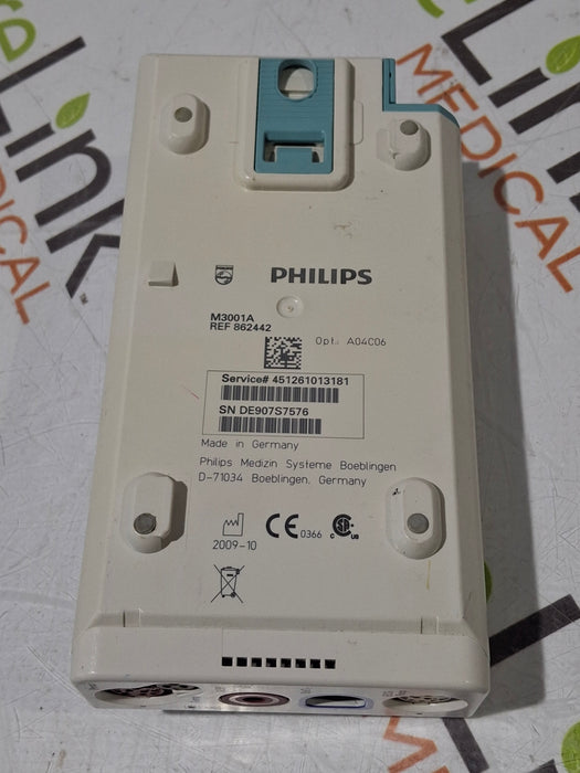 Philips M3001A-A04C06 OxiMax SpO2, NIBP, ECG, Temp, IBP MMS Module