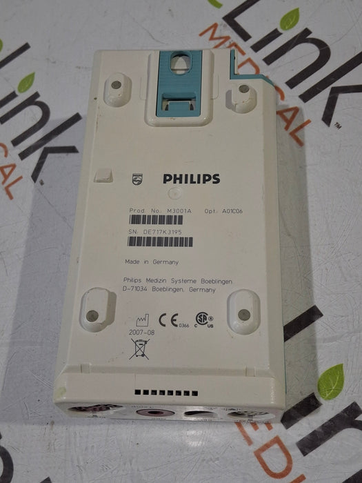 Philips M3001A-A01C06 Fast SpO2, NIBP, ECG, Temp, IBP MMS Module