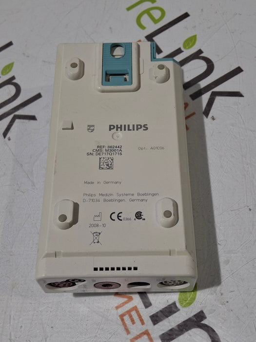 Philips M3001A-A01C06 Fast SpO2, NIBP, ECG, Temp, IBP MMS Module