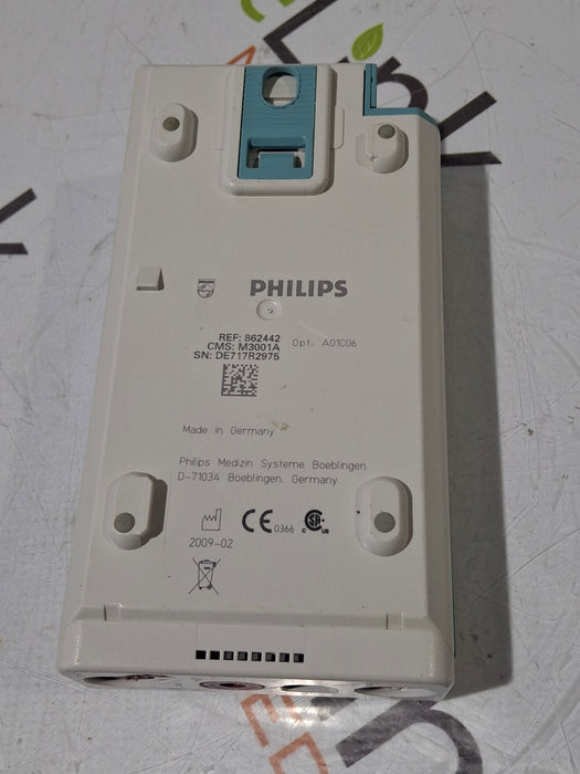 Philips M3001A-A01C06 Fast SpO2, NIBP, ECG, Temp, IBP MMS Module