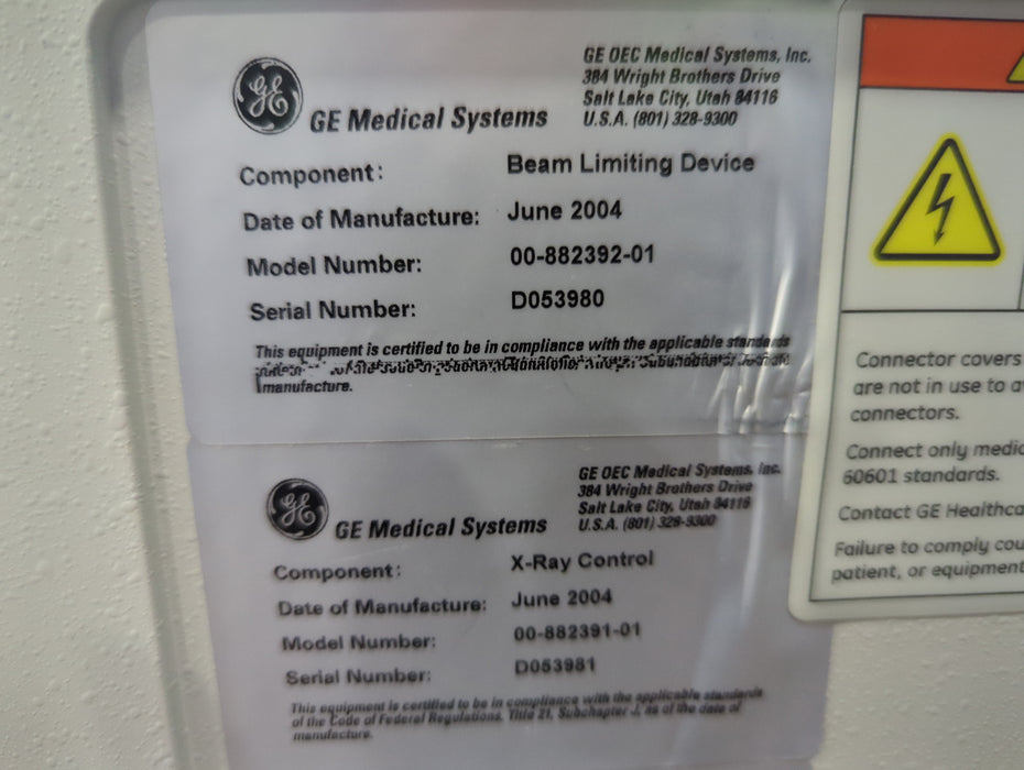 OEC Medical Systems Miniview 6800 C-Arm