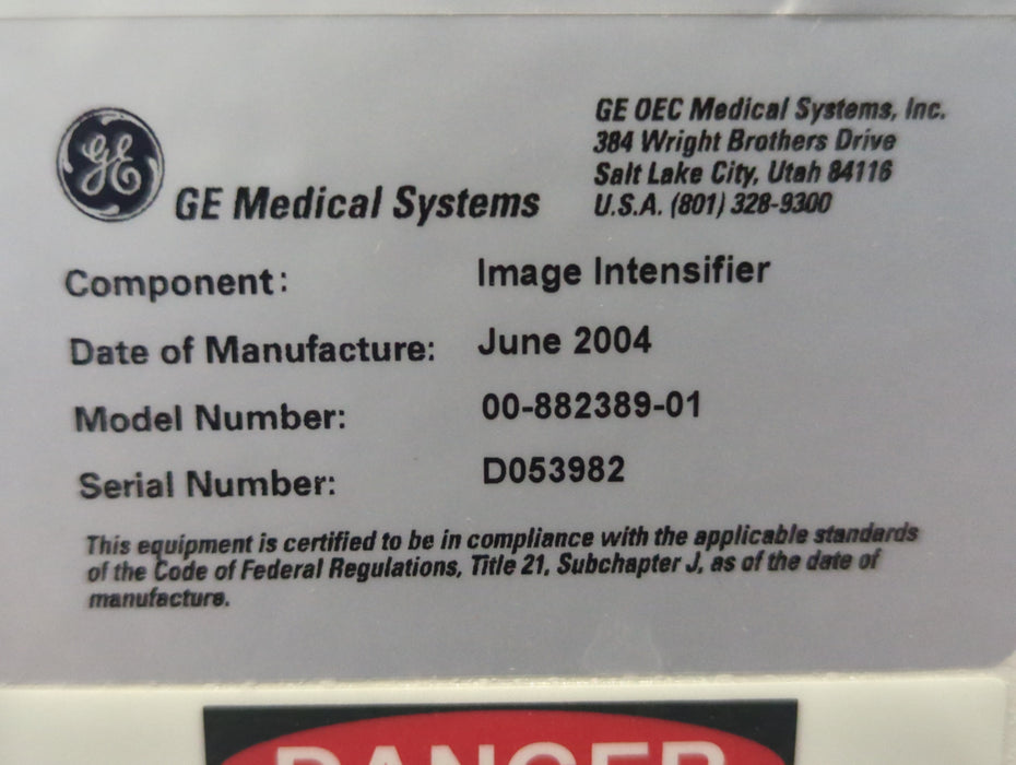 OEC Medical Systems Miniview 6800 C-Arm