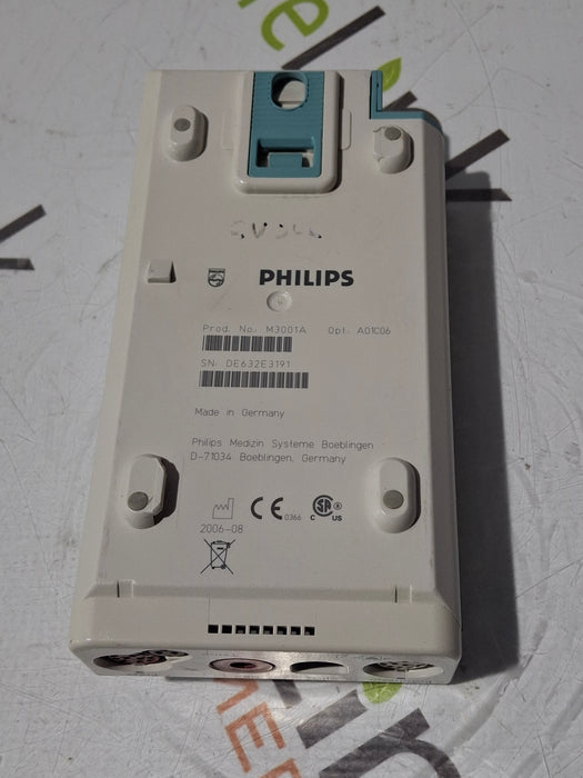 Philips M3001A-A01C06 Fast SpO2, NIBP, ECG, Temp, IBP MMS Module