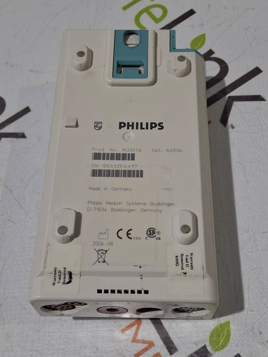 Philips M3001A-A01C06 Fast SpO2, NIBP, ECG, Temp, IBP MMS Module