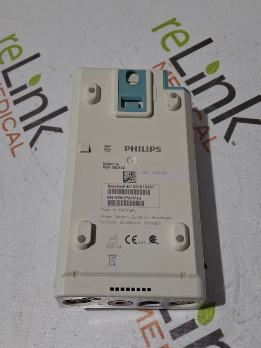 Philips M3001A-A04C06 OxiMax SpO2, NIBP, ECG, Temp, IBP MMS Module