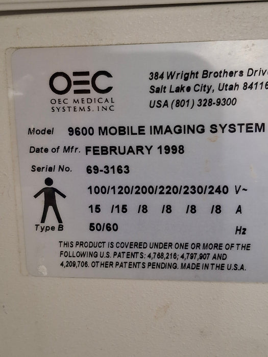 OEC Medical Systems OEC Medical Systems 9600 C-Arm C-Arms & Tables reLink Online