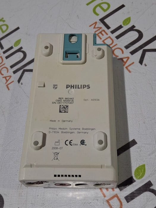 Philips M3001A-A01C06 Fast SpO2, NIBP, ECG, Temp, IBP MMS Module